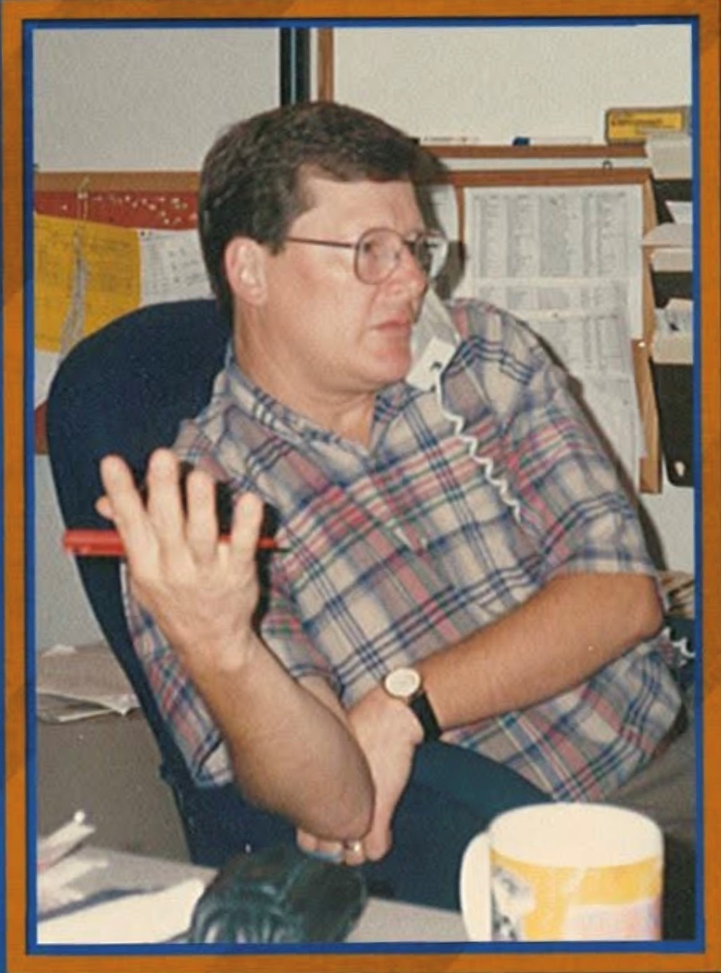 John W. Oestreich's dad